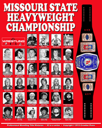Professional Wrestling Title History Poster #3